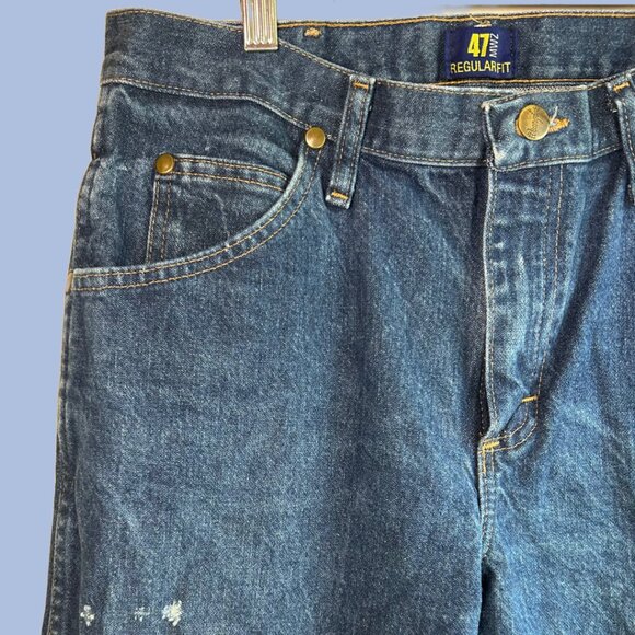 Vintage Y2K Distressed Wrangler Men's Premium Performance Cowboy Cut Regular Fit - Picture 2 of 7